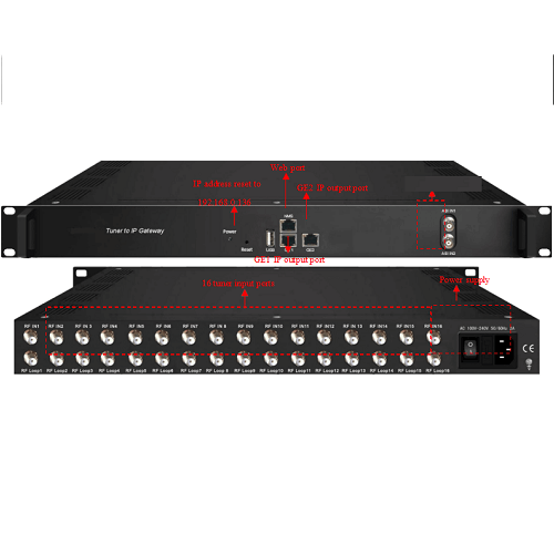 16 Digital Satellites Receiver